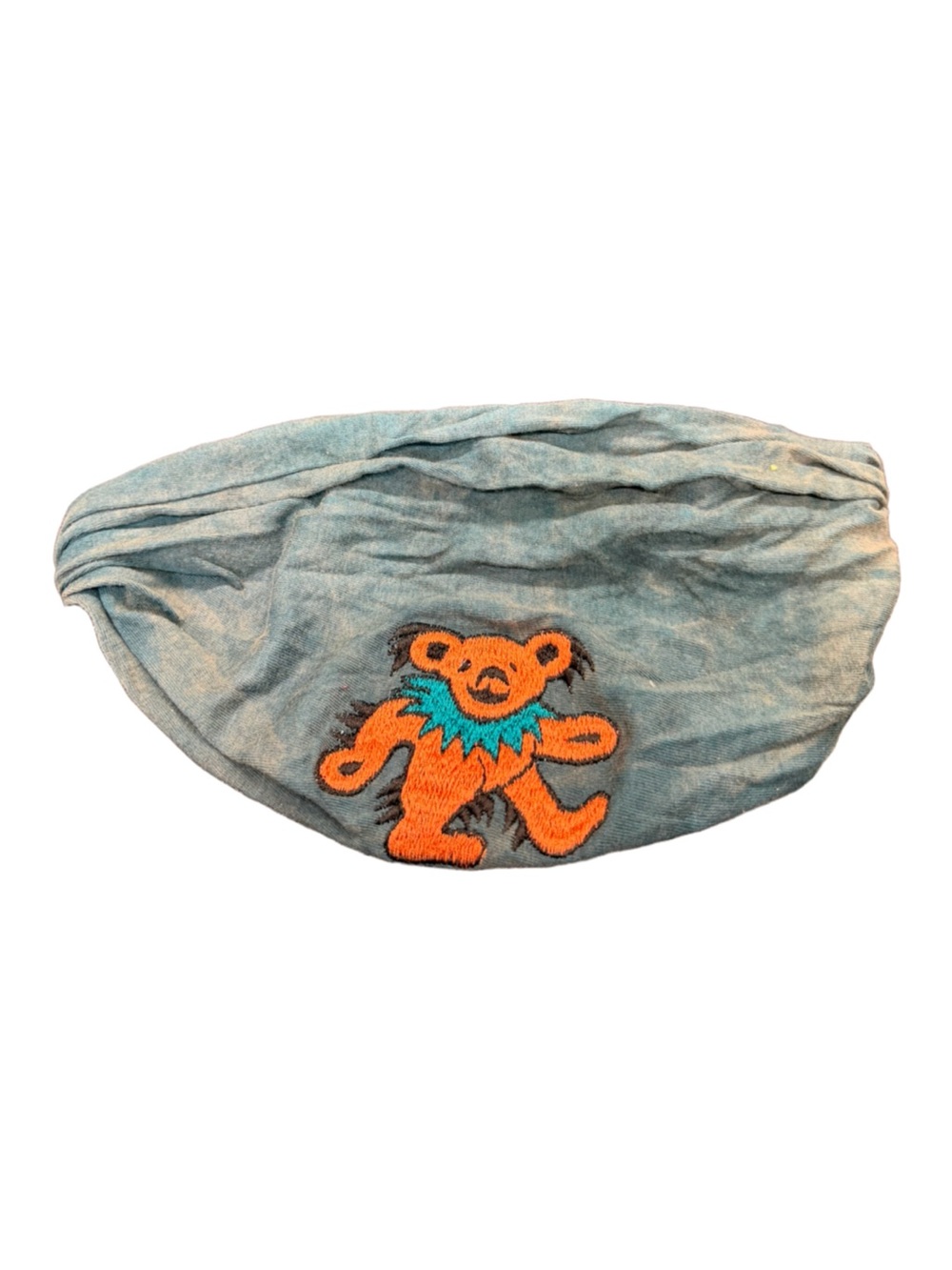 Gray Dancing Bear Headband with elastic back